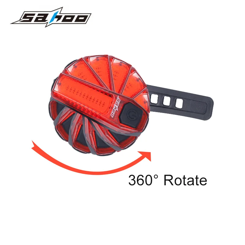 SAHOO велосипедный задний светильник COB светодиодный USB зарядное устройство фонарь