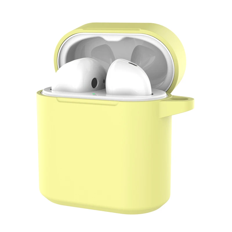 Для Honor FlyPods силиконовый чехол для наушников для Honor FlyPods Pro зарядный ящик Противоскользящий защитный чехол s для huawei FreeBuds 2 Pro - Цвет: Yellow