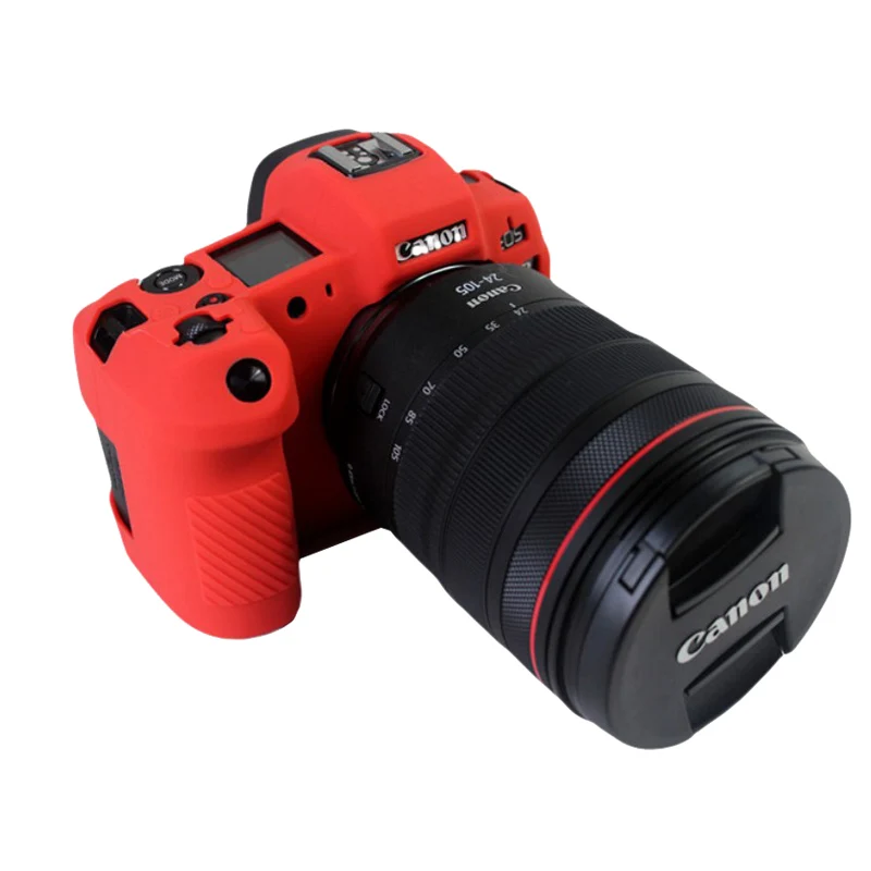 Силиконовый резиновый чехол для камеры защитный корпуса Canon EOS R EOSR мягкий