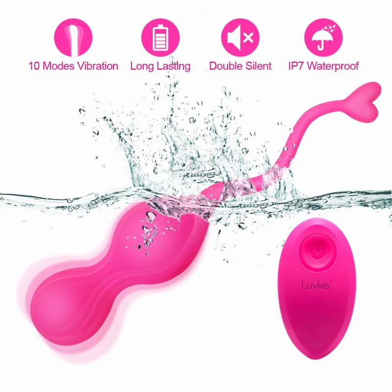 10 скоростей Дистанционное Управление G-Spot Bodysafe силиконовый вагинальный вибратор