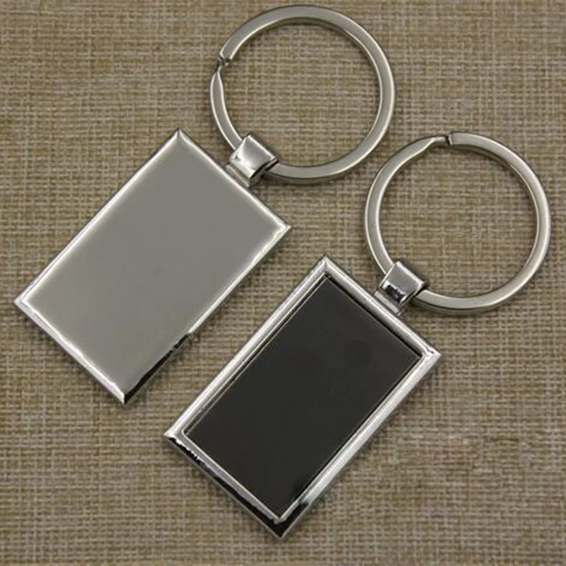 Металлические брелки для ключей из вольфрамовой стали пустые металлические