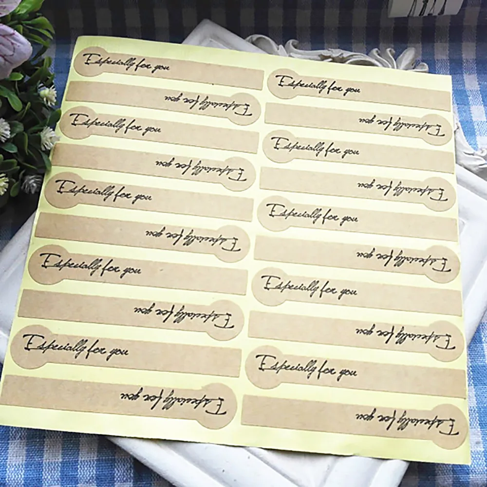 180 шт специально для Вас крафт-бумага винтажный Zakka альбом стикеров этикетки