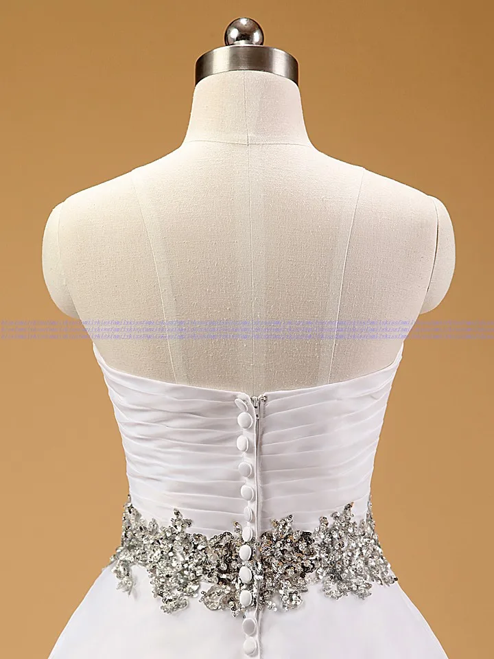 Vestido De noiva 2019 Новое поступление Свадебные платья с кружевной аппликацией длинные белые свадебные Милая Robe