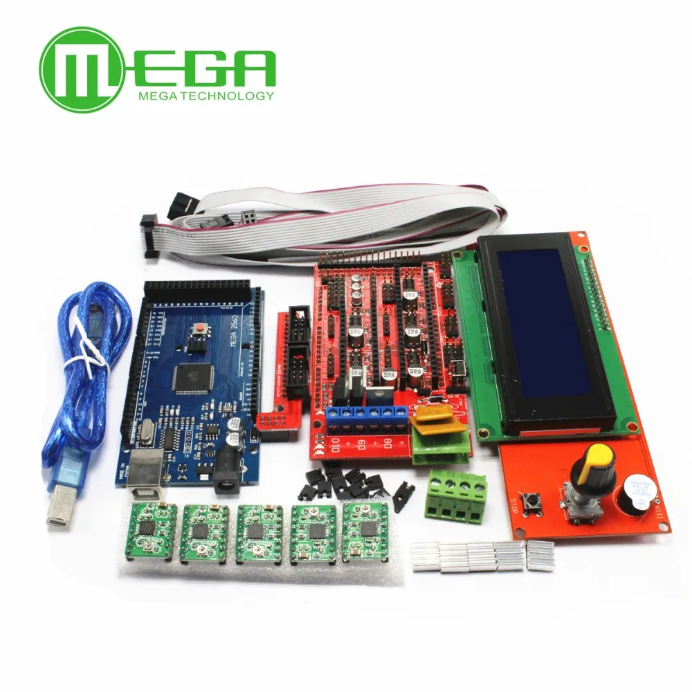 Модуль шагового драйвера A4988 1 шт. Mega 2560 R3 + контроллер RAMPS 4 5 модуль драйвера/RAMPS 2004