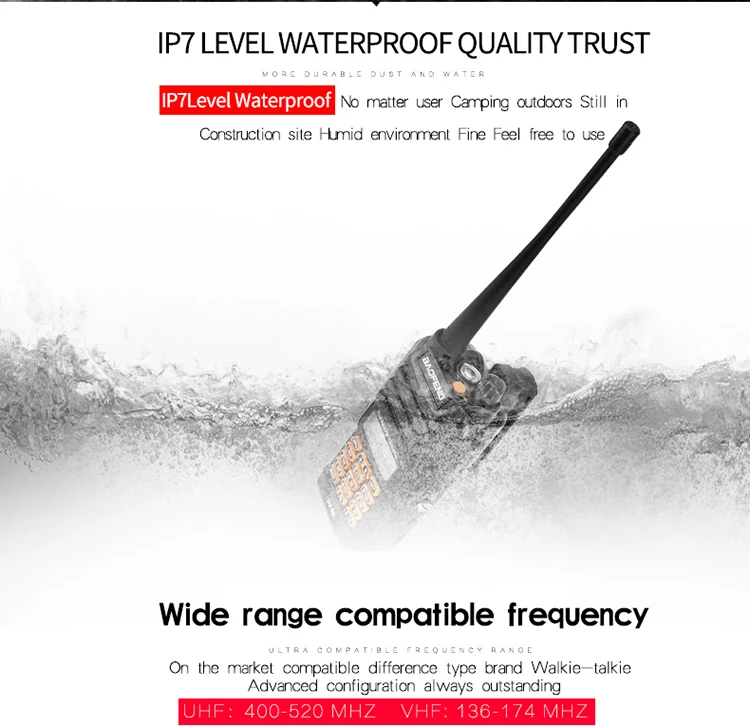 baofeng UV-9R UV 9R UV9R для cb комплект рация 2 шт водонепроницаемые 10 км автомобильная портативная рации ham радиостанция трансивер baufeng двухдиновая магнитола радиостанции boafeng телефон двухдиапазонная uhf vhf