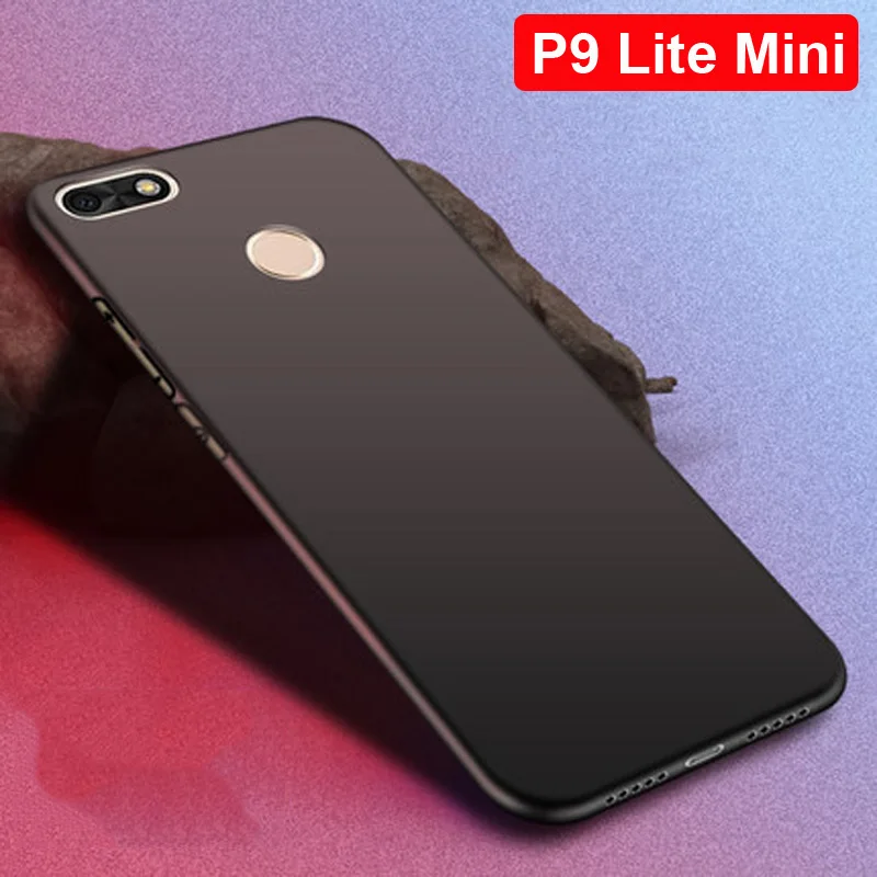 Чехол для Huawei P9 Lite Mini твердый цветной ударопрочный ТПУ силиконовый бампер