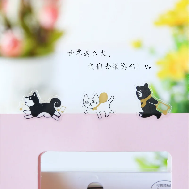 1 шт. декоративные наклейки в виде животных для путешествий бульдога/Шиба