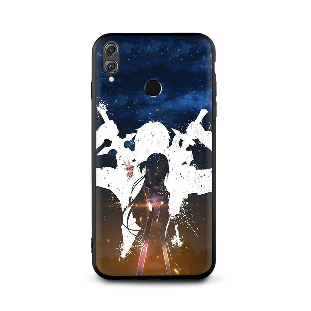 B2 Sword Art Online SAO аниме мягкий чехол для телефона huawei Honor 6A 7A 2GB 3GB 20 Pro 7X8X9X9 10 Lite 7C 8C - Цвет: B2
