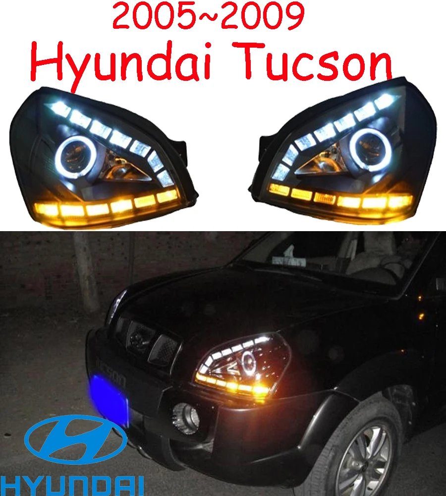 Фара Hyunda Tucson 2005 ~ 2009 (подходит для LHD и RHD ) Бесплатная доставка! Дневсветильник 2ps/se +