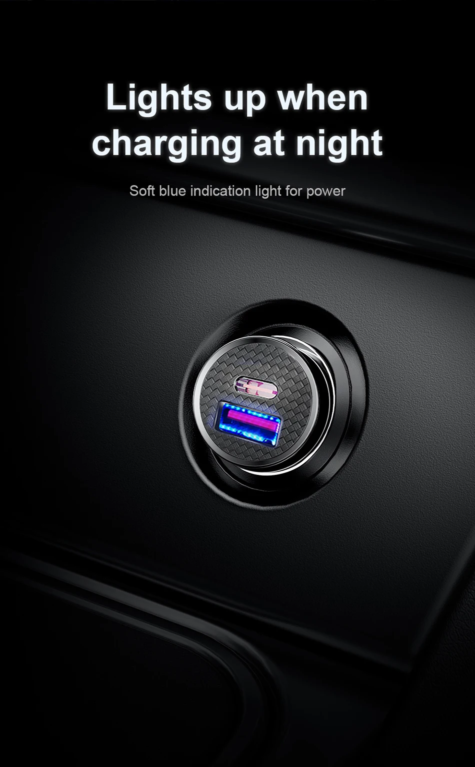 Baseus Quick Charge 4,0 3,0 Автомобильное USB зарядное устройство QC4.0 QC 3,0 5A USB C PD быстрое автомобильное зарядное устройство для Xiaomi Mi 9 8 huawei P30 Pro