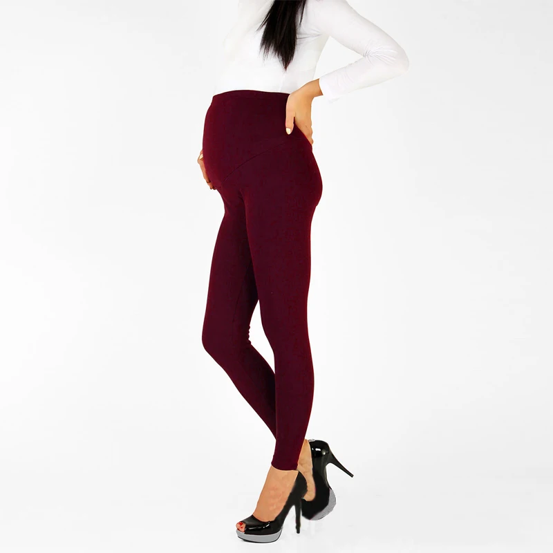 as photo show Женские эластичные Леггинсы для беременных с высокой талией, Леггинсы для беременных, штаны для беременных, мягкая одежда из хлопка - Цвет: as photo show