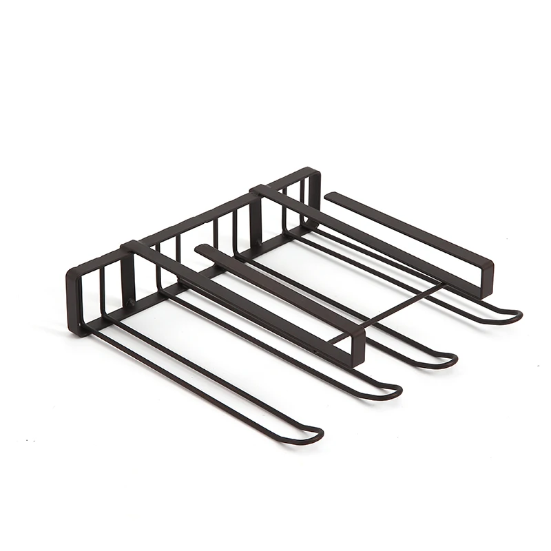 

Multifunction Four Cell Kitchen Pendant Style Toilet Paper Towel Rack Cabinet Hook Organizer Bathroom Kitchen Accessories