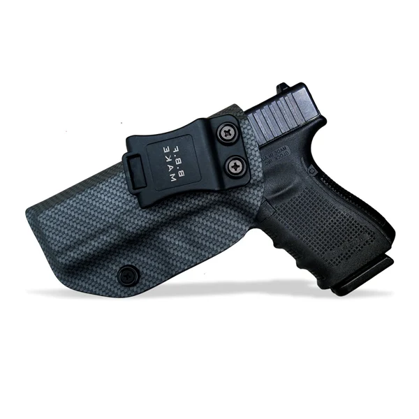 GLock19 Left IWB/OWB тактическая кобура из углеродного волокна KYDEX пистолет Glock 19 17 25 26 27 28 43 22 23 31 32 33 внутри скрытый чехол для пистолета - Цвет: GLock19 Left