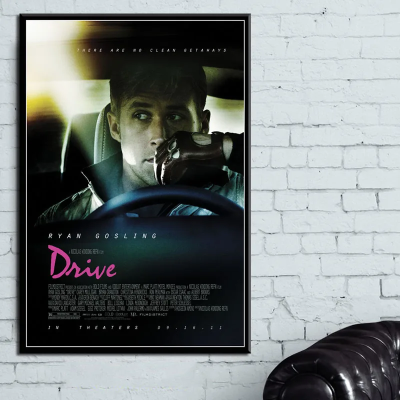 Печать на холсте Драйв классический фильм Ryan Gosling фильм плакат и принты Живопись Искусство настенные картины для гостиной домашний декор - Цвет: Фиолетовый