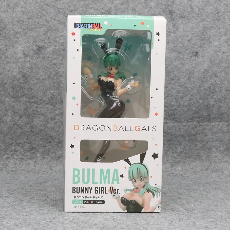 bulma Bunny in box Dragon Ball Z Bulma figure 18 Аниме dragonball Bulma Bunny Girl Zoukei Tenkaichi Budoukai фигурка из ПВХ игрушки - Цвет: bulma Bunny in box