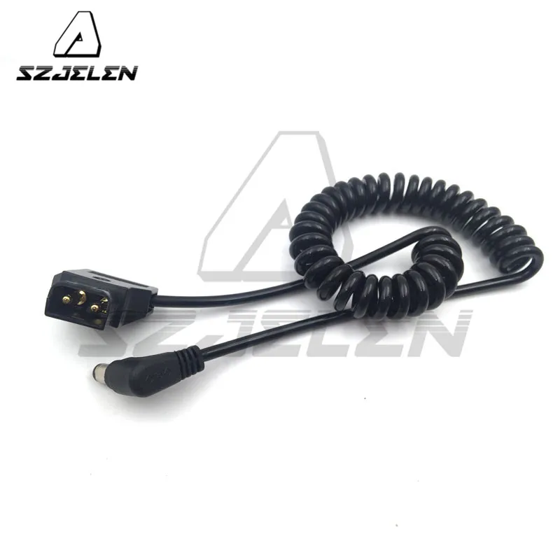 Прямоугольный штекер DC5.5/2 5 мм к d tap для DSLR Rig силовой кабель с v образным