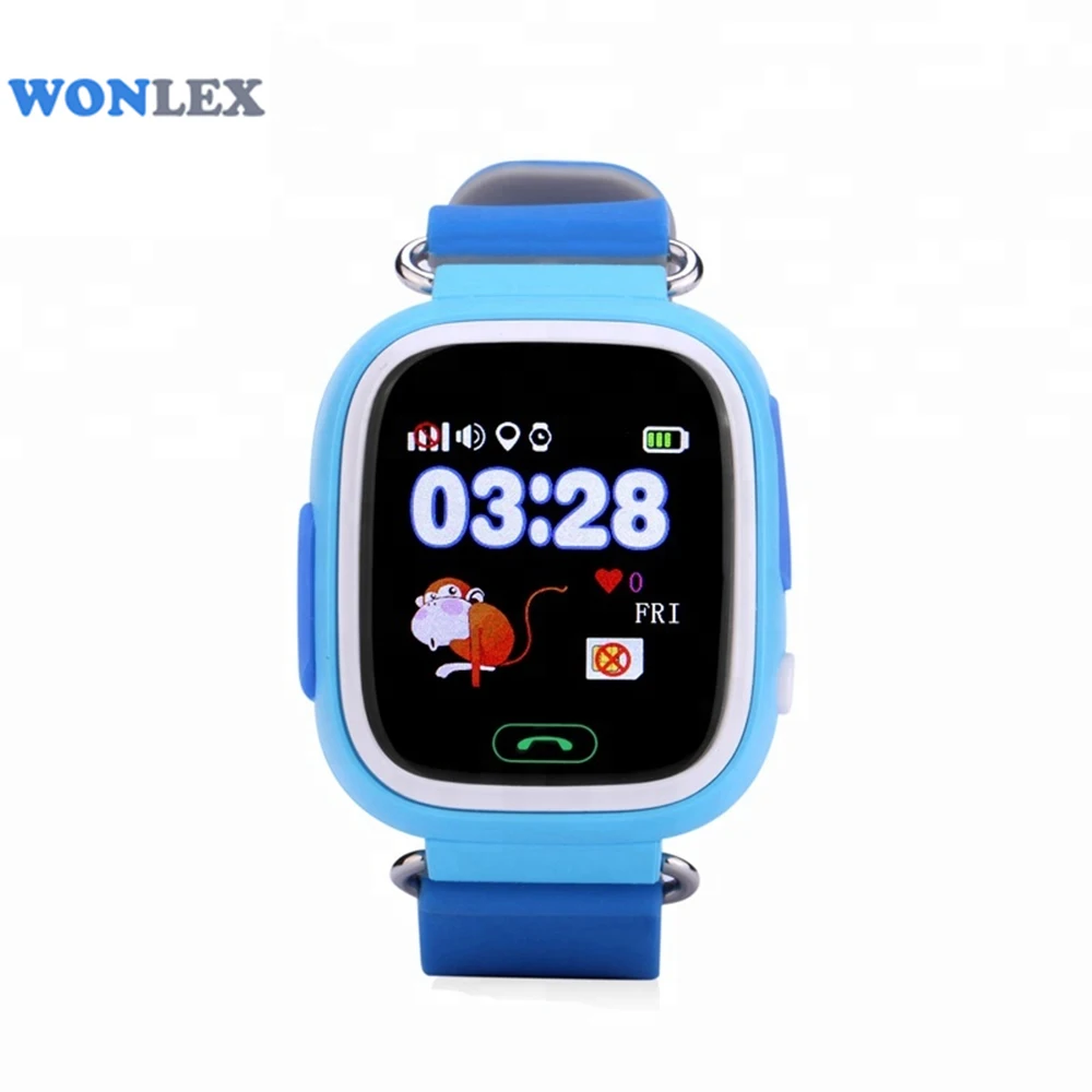 Wonlex GW100 детский Wearable Devices (носимое устройство) Детский GPS WiFi умные часы
