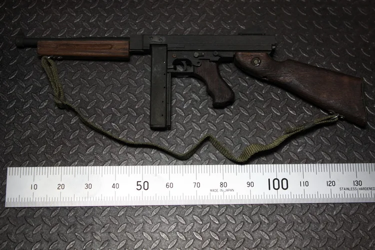 Ti-lite T8015 1/6 Томпсон M1A1 пулемет пистолет модель оружия реквизит для 1" Коллекционная Фигурка DIY