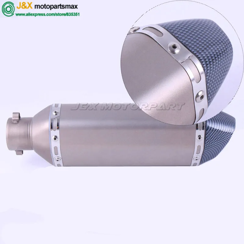 

Motorcycle CARBON FIBER Exhaust full system middle link pipe + Muffler for DUCATI 696 2008-2014 796/795 2010-2014 Slip On