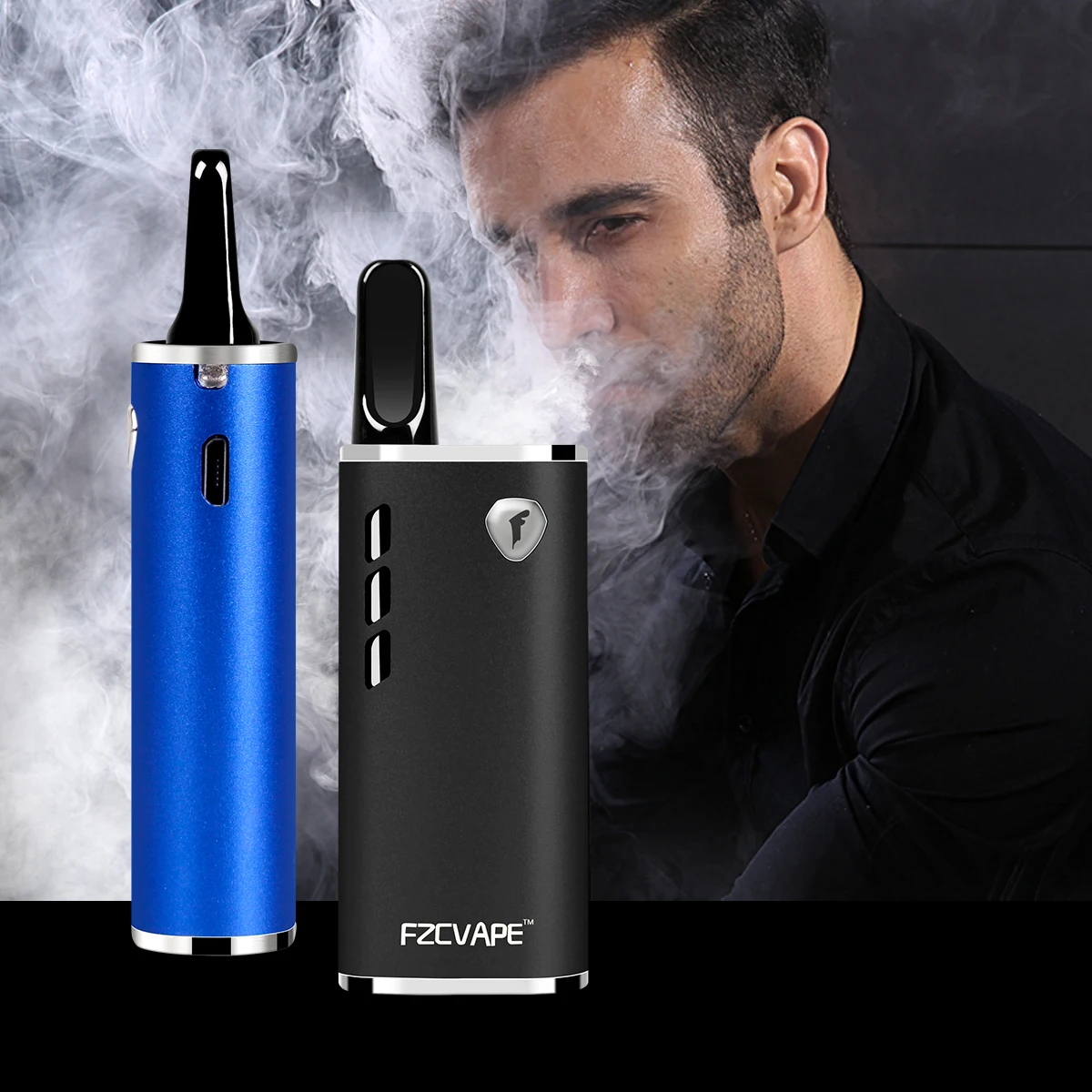 Электронная сигарета мод FZCVAPE Foxhunter Vape коробка мод 650mAh Подогрев батареи переменное напряжение электронная сигарета испаритель мод