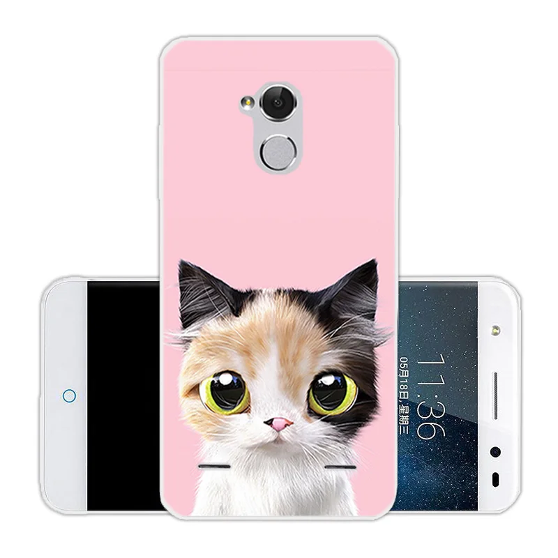 Для ZTE Blade V7 Lite розовый чехол для телефона прозрачные мягкие силиконовые чехлы 5 0