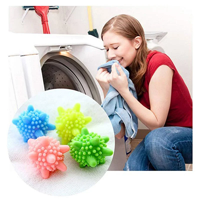 

Laundry Balls Fabric Clothes Cleaning Tool PVC 5Pcs Helper Cleaner Laundry Ball Dryer Reusable Solid Washing Balls Hair Removal