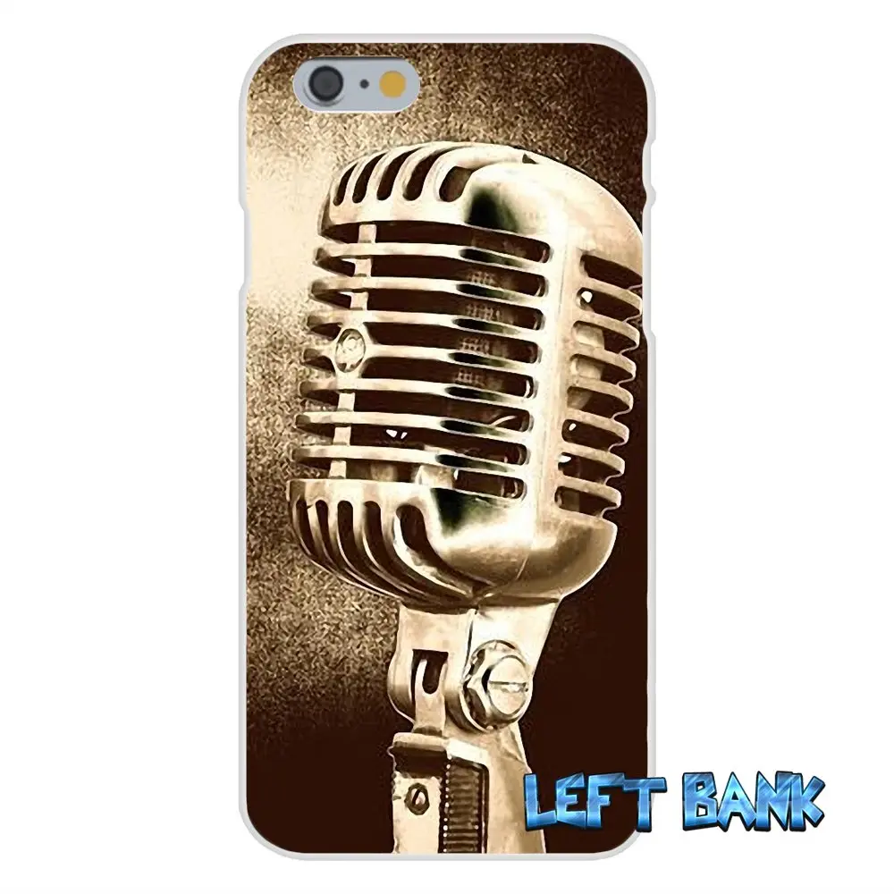 For HTC One M7 M8 A9 M9 E9 Plus Desire 630 530 626 628 816 820 Old School Style Microphone Music Silicon Soft Phone Case | Мобильные