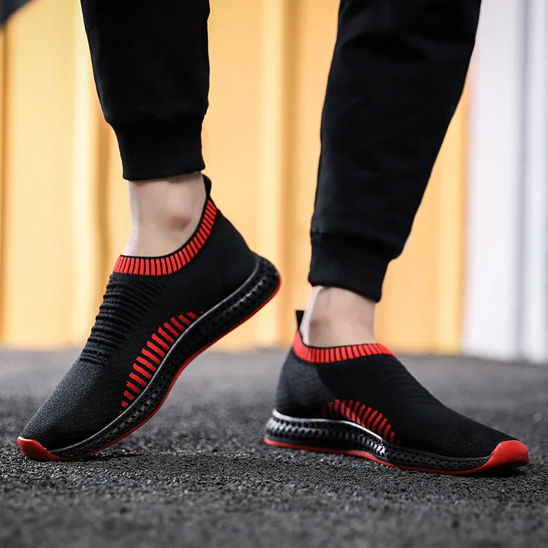 2019 сезон: весна-лето новый для мужчин сетчатая повседневная обувь дышащая низкая