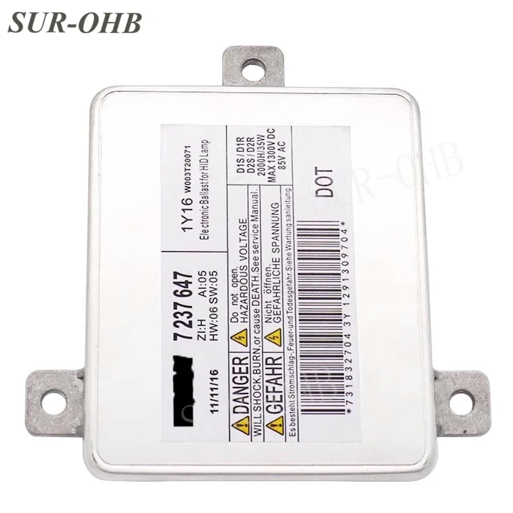 E90 E91 7237647 Bi Xenon запасная фара W003T20071 HID фары D1S балласт для 3 серии F10 GT F07