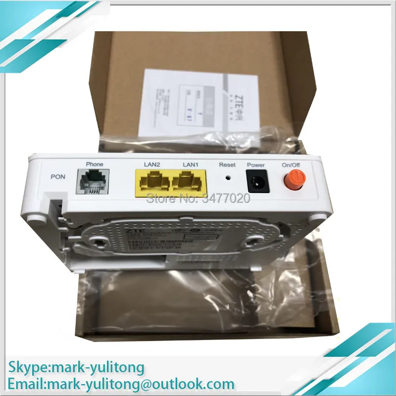 Новый оригинальный ZTE F612 ZXA10 GPON UN волоконная сеть с 2 портами Ethernet 1|Оптоволоконное