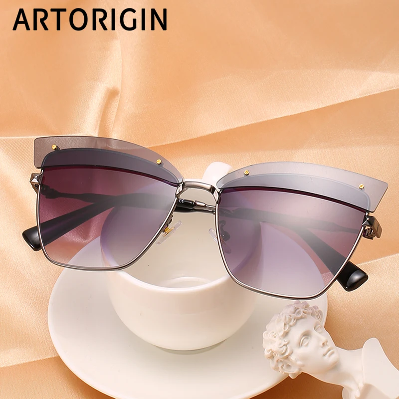 

Stylish Cat Eye Sunglasses Women 2019 Luxury Designer Brand Sun Glasses Pink Tint Summer Shades gafas de sol mujer 20198