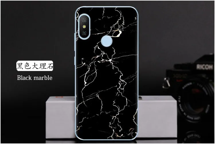 Xiaomi Mi A2 Lite чехол. Ультратонкий Мягкий силиконовый чехол из ТПУ с рисунком для Redmi 6