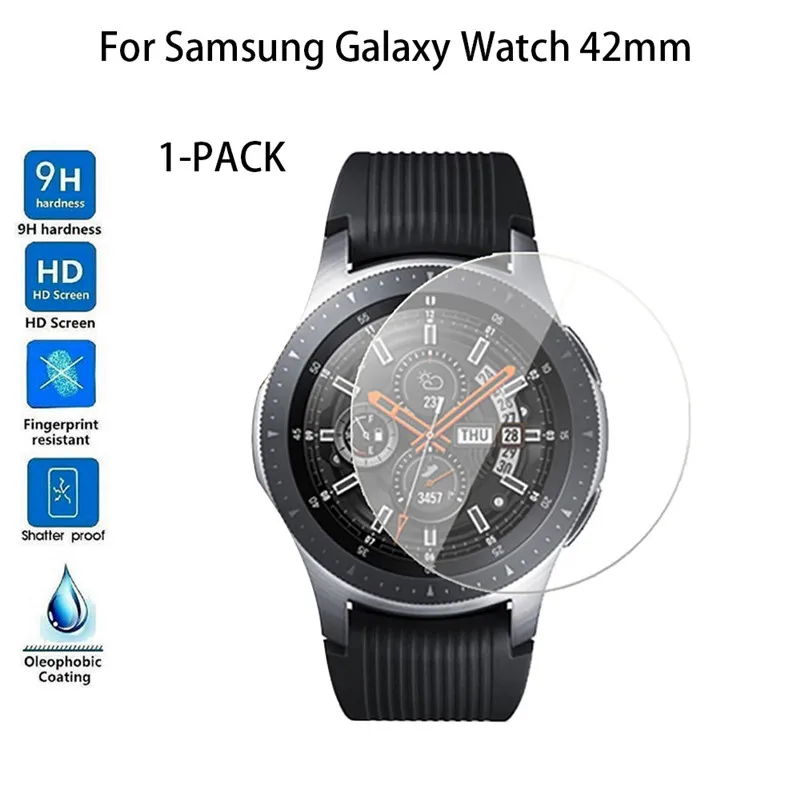 1 упаковка 42 мм Закаленное стекло протектор экрана для samsung Galaxy Watch