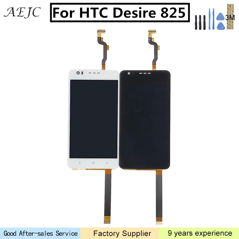 5 дюймов для HTC Desire 825 D825U Полный ЖК дисплей с кодирующий преобразователь