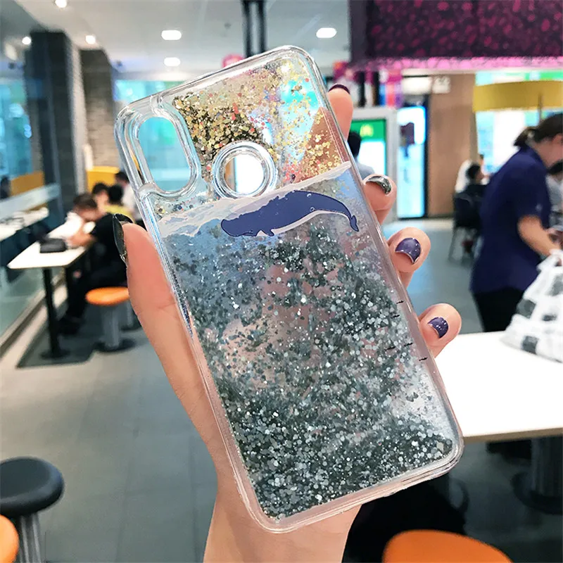 2 Мягкий чехол Dyna mi c жидким зыбучим песком для Xiao mi Pocophone F1 mi A1 A2 Lite 5X6X8 SE MAX 3 mi X 2 2S Red mi 6 Pro NOTE 5 Plus S2 - Цвет: 2