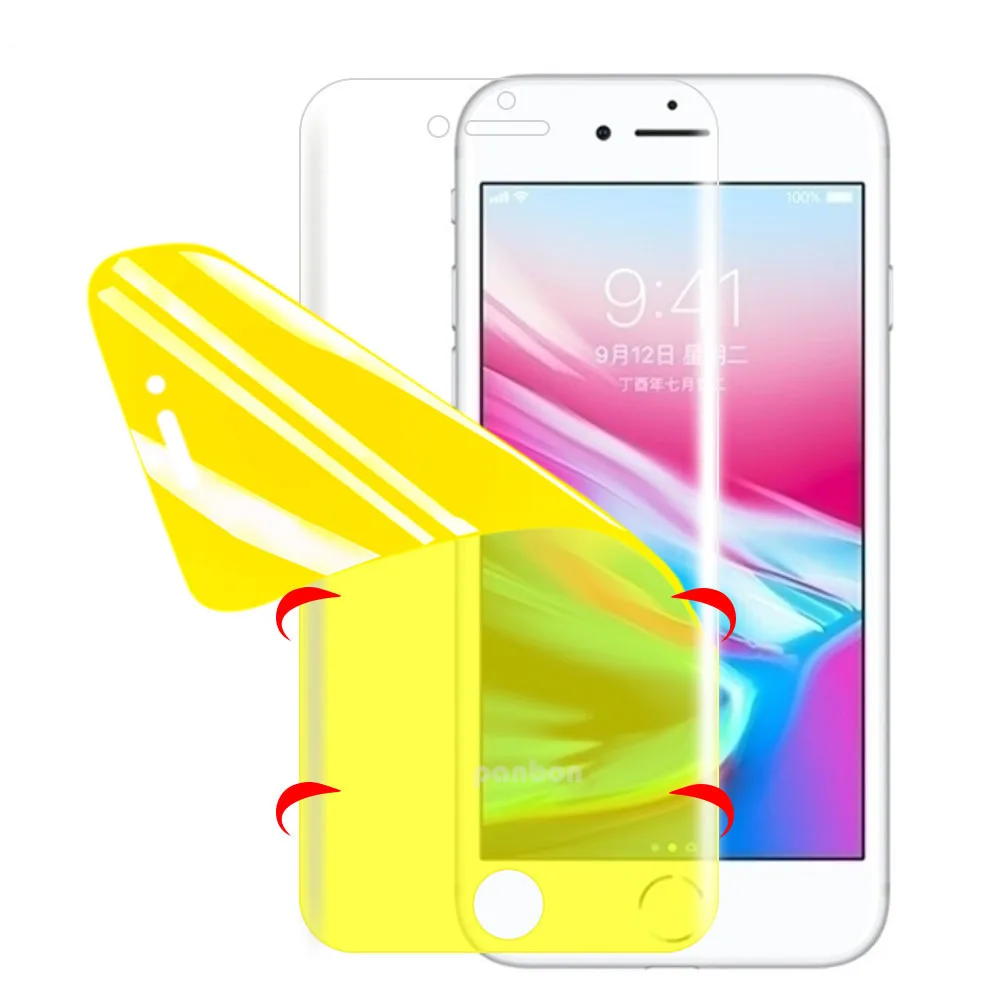 Полностью Мягкая Гидрогелевая пленка для iPhone 6 6S 7 8 Plus Защитная X XR XS Max Plus|Защитные