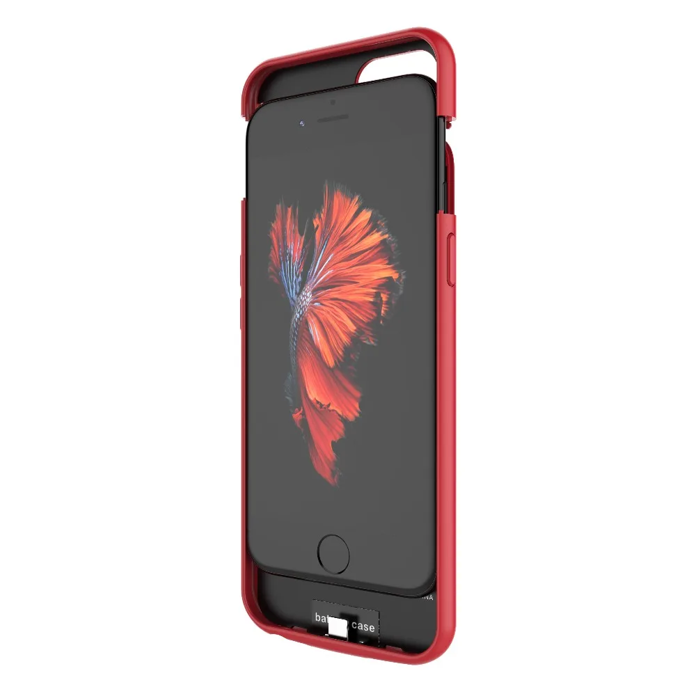 Ultra Slim Батарея Зарядное устройство чехлы для iphone 66 6splus 7 plus 8 5 дюйма 550 мАч Мощность