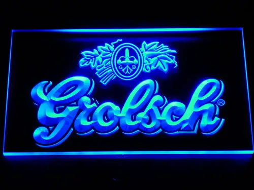 007 Grolsch Beer Bar Pub Club Новый светодиодный неоновый светильник с выключателем вкл./выкл.