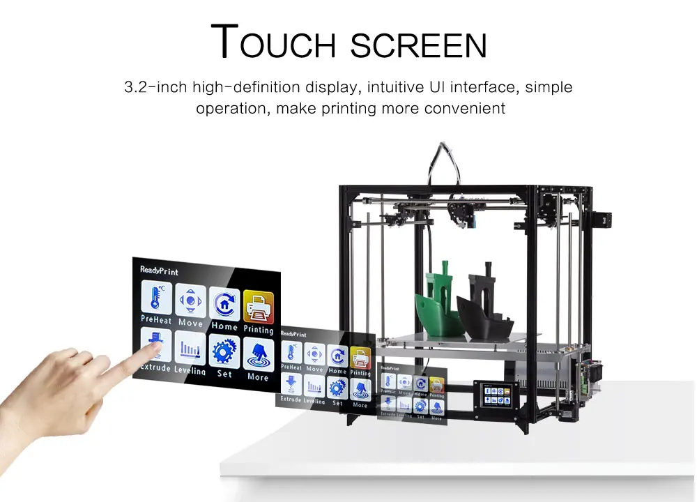 Flsun 3d принтер поддержка сенсорного экрана большая площадь печати 260*260*350 мм автоматическое выравнивание Подогрев кровати за рубежом склад