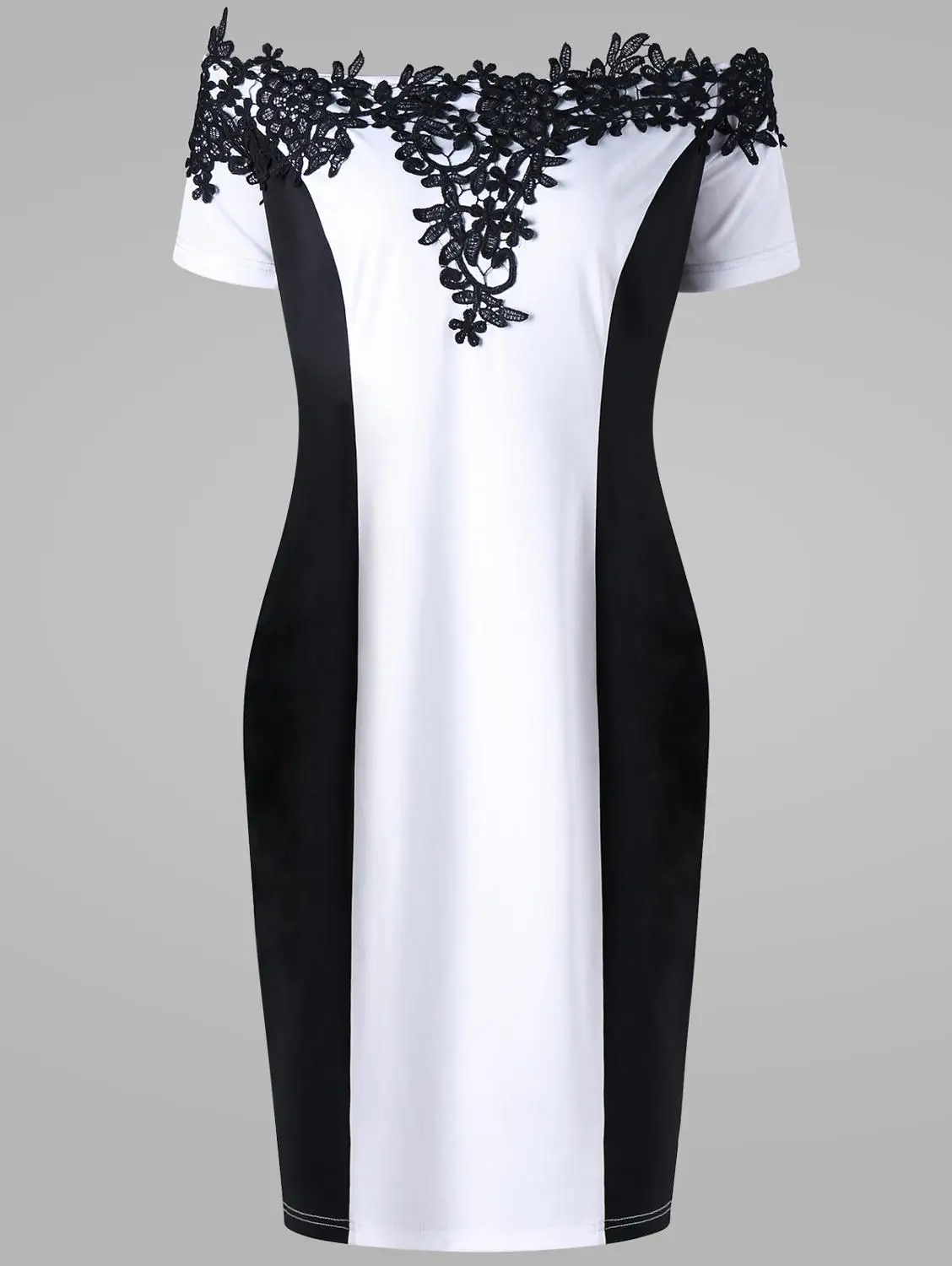 ROSEGAL, летние женские платья размера плюс, 5XL, Цветочная вышивка, отделка, облегающее платье, платье для офиса, женское платье с вырезом лодочкой, без рукавов, Vestido