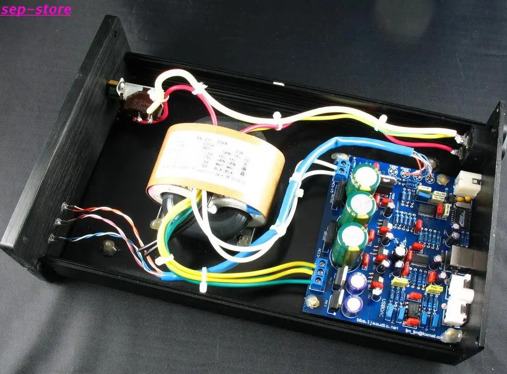 LJM CS4398+ CS8416 USB ЦАП с r-сердечником трансформатор+ чехол