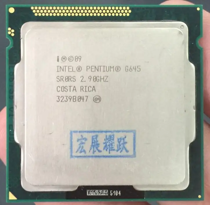 Процессор Intel Pentium G645 3 м кэш 2 90 ГГц LGA 1155 TDP 65 Вт настольный процессор ПК компьютер