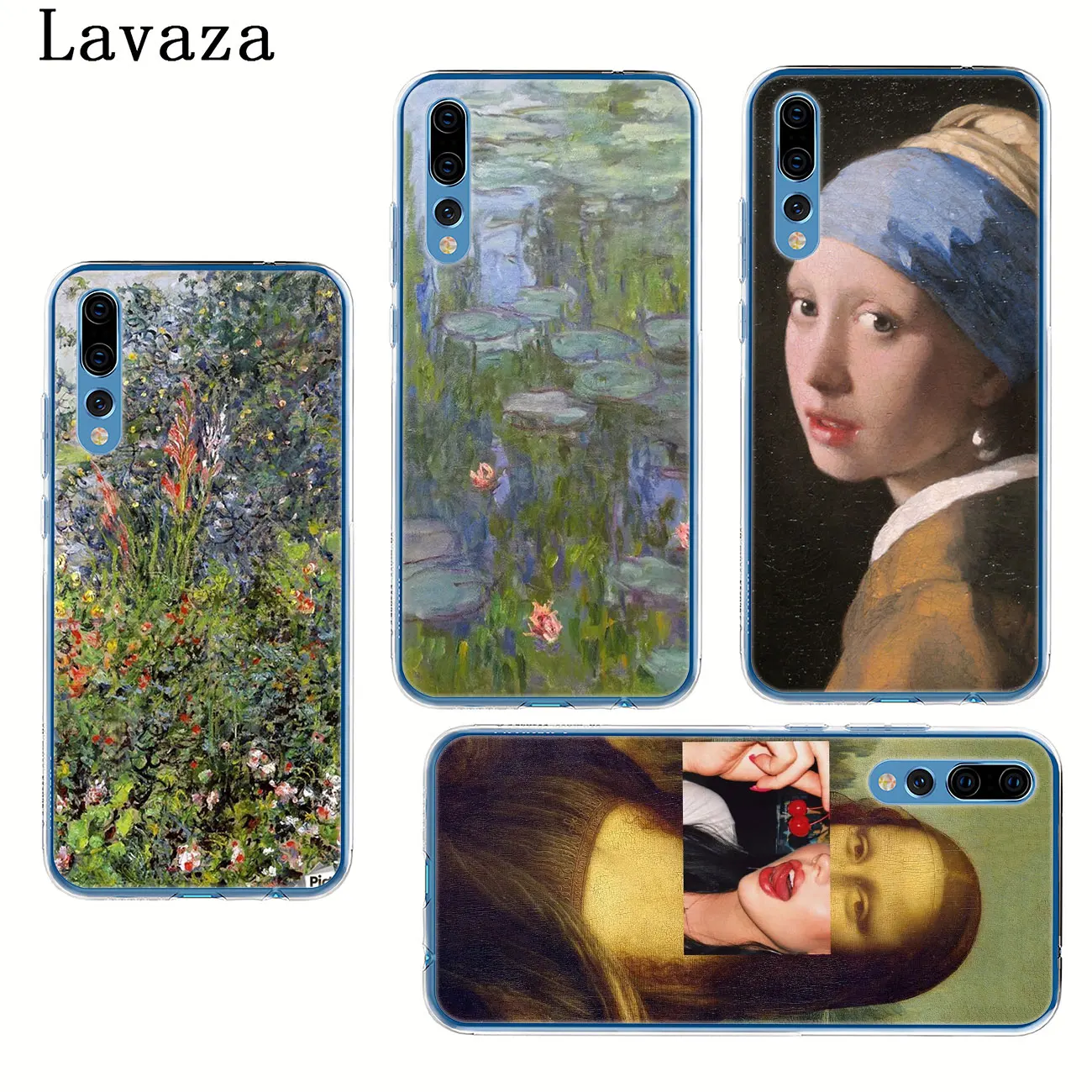 lavaza Van gogh Starry Mona Lisa funny Spoof Art Case for Huawei P30 Pro P20 P10 P9 Plus P8 Lite Mini 2016 2017 P smart Z | Мобильные