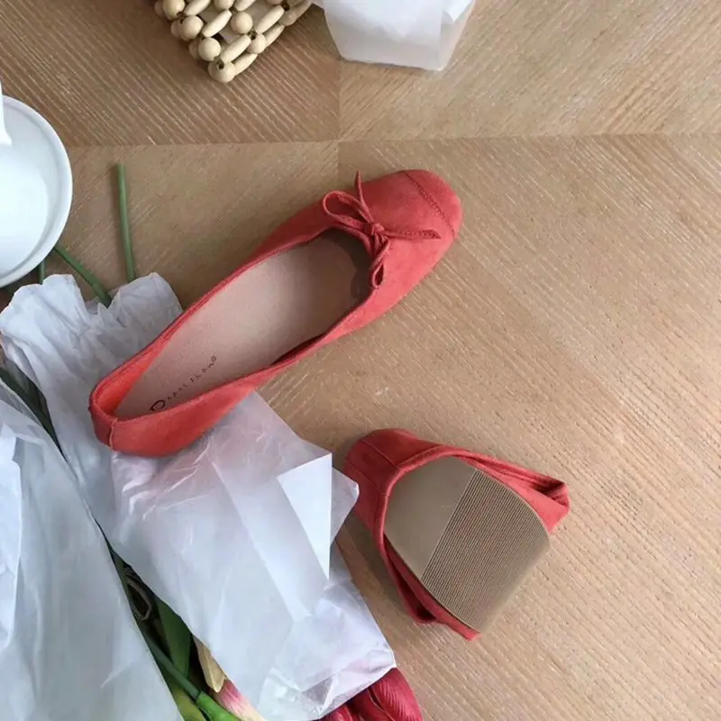 Балетки DONLEE QUEEN женские на плоской подошве мягкие лоферы без застежки круглый