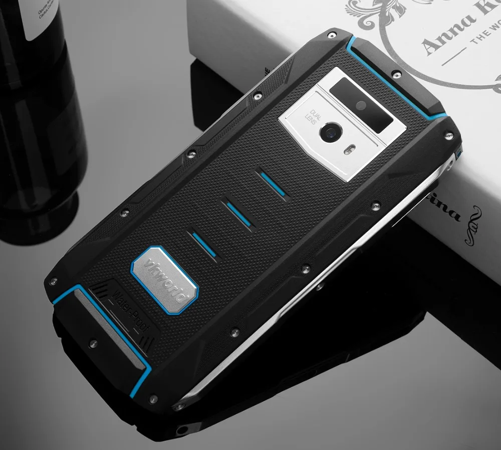 vkworld VK7000 IP68 Водонепроницаемый смартфон MTK6750T 4 Гб 64 5,2 дюймов Android 8,0 Беспроводной зарядки 5600 мА/ч, чехол для мобильного телефона