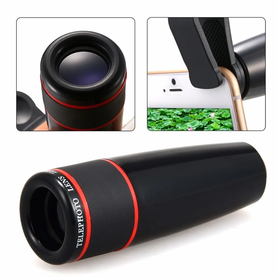 12X телеобъектив зум линзы тренога для телескопа Широкоугольные Макро Рыбий глаз