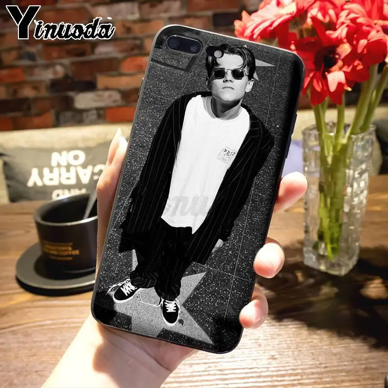 4 Yinuoda Leonardo DiCaprio young Super Star Топ детальный чехол для телефона для iPhone 7plus 6S 7 8 8Plus X xs max xr 5S 11pro чехол - Цвет: 4