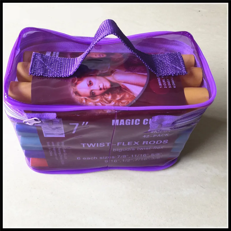 42 шт. гибкие спирали для завивки волос с чехлом | Красота и здоровье