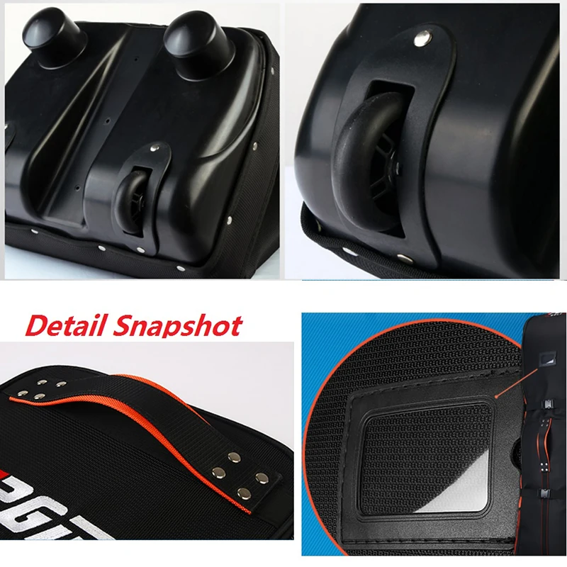 100% Мягкий праздничный Дорожный Чехол для гольфа/чехол с колесами. Прочная сумка