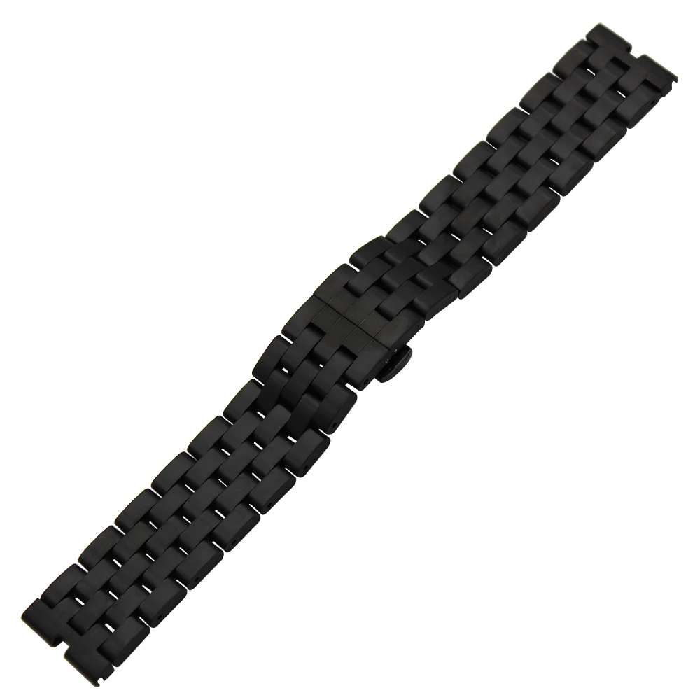 Ремешок из нержавеющей стали с застежкой бабочкой для часов Motorola Moto 360 1 го